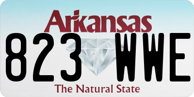 AR license plate 823WWE