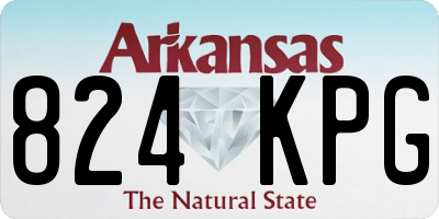 AR license plate 824KPG