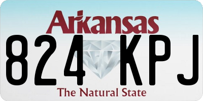 AR license plate 824KPJ