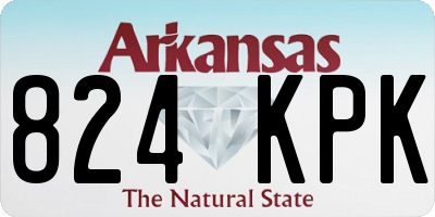 AR license plate 824KPK