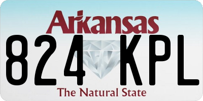 AR license plate 824KPL