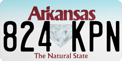 AR license plate 824KPN