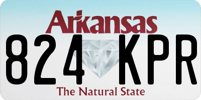 AR license plate 824KPR