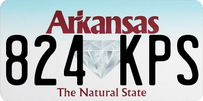 AR license plate 824KPS