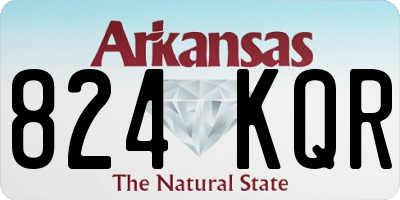 AR license plate 824KQR