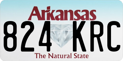 AR license plate 824KRC