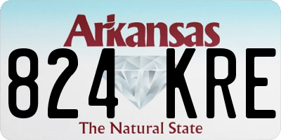 AR license plate 824KRE