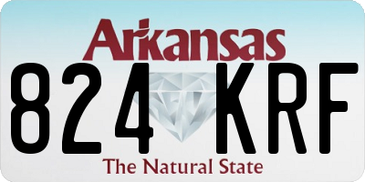 AR license plate 824KRF