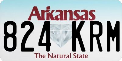 AR license plate 824KRM
