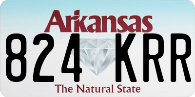 AR license plate 824KRR