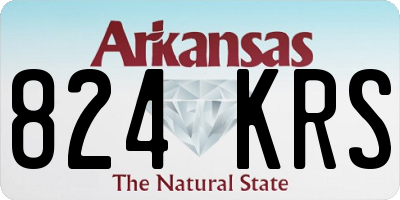 AR license plate 824KRS