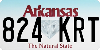 AR license plate 824KRT