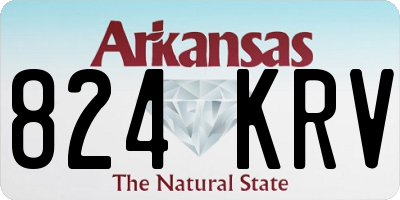 AR license plate 824KRV