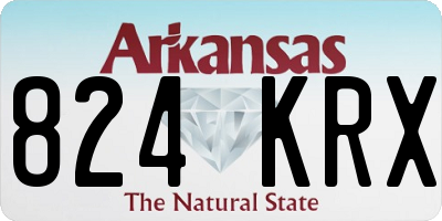 AR license plate 824KRX