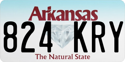 AR license plate 824KRY