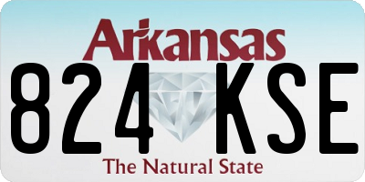 AR license plate 824KSE