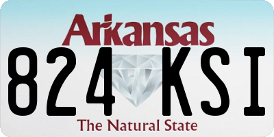 AR license plate 824KSI