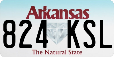 AR license plate 824KSL