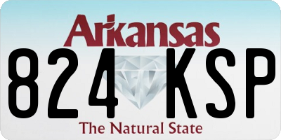 AR license plate 824KSP