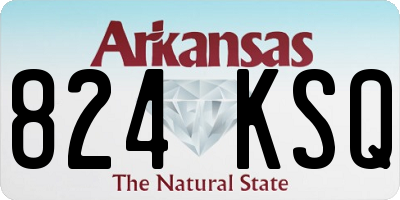 AR license plate 824KSQ