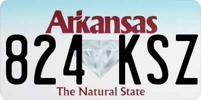 AR license plate 824KSZ