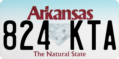 AR license plate 824KTA