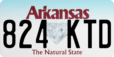 AR license plate 824KTD