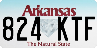 AR license plate 824KTF