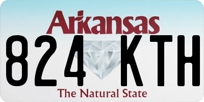 AR license plate 824KTH