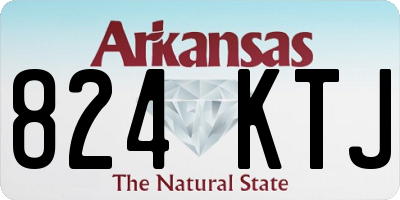 AR license plate 824KTJ