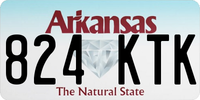 AR license plate 824KTK