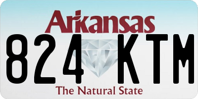AR license plate 824KTM