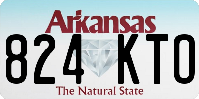 AR license plate 824KTO