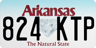AR license plate 824KTP