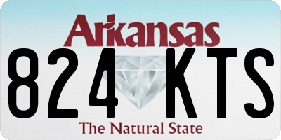 AR license plate 824KTS