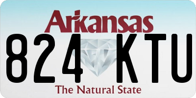 AR license plate 824KTU