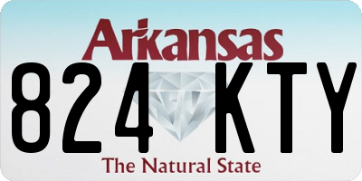 AR license plate 824KTY
