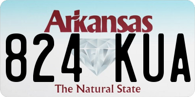 AR license plate 824KUA