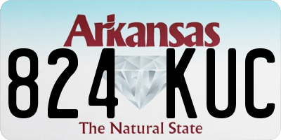 AR license plate 824KUC