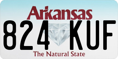 AR license plate 824KUF