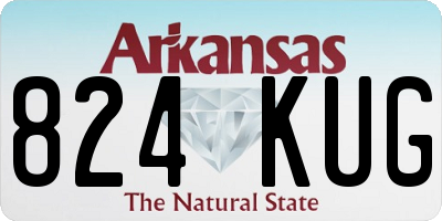 AR license plate 824KUG