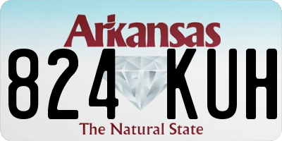 AR license plate 824KUH