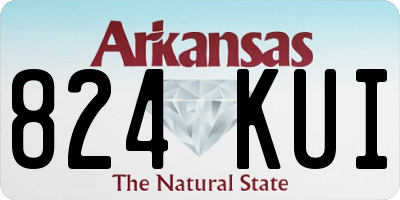 AR license plate 824KUI