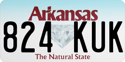 AR license plate 824KUK
