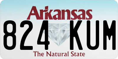 AR license plate 824KUM