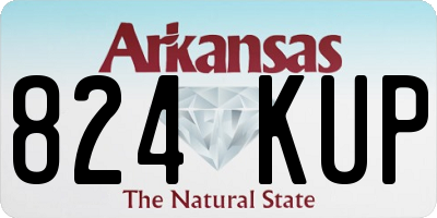 AR license plate 824KUP
