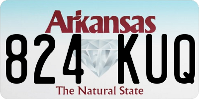 AR license plate 824KUQ