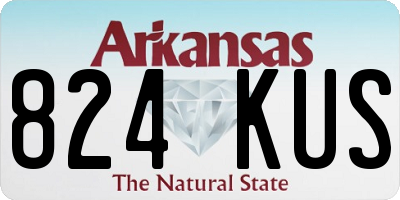 AR license plate 824KUS