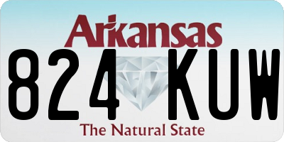AR license plate 824KUW