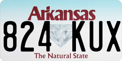 AR license plate 824KUX